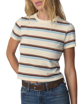 The Cotton Stretch Striped Baby Tee