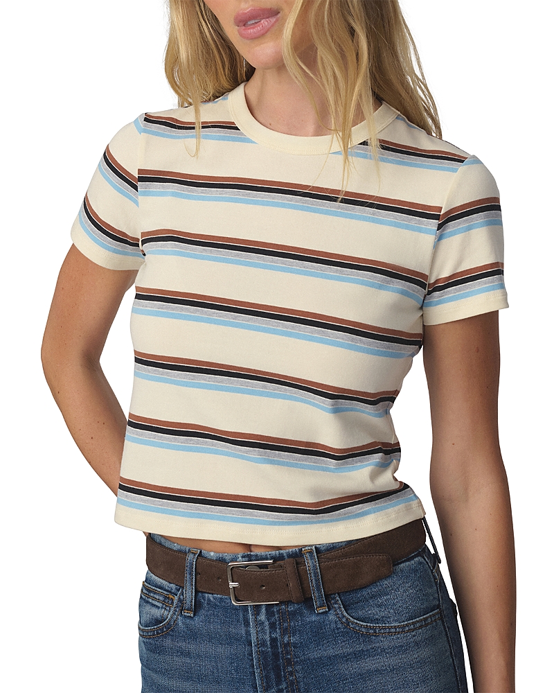 Joe's Jeans The Cotton Stretch Striped Baby Tee