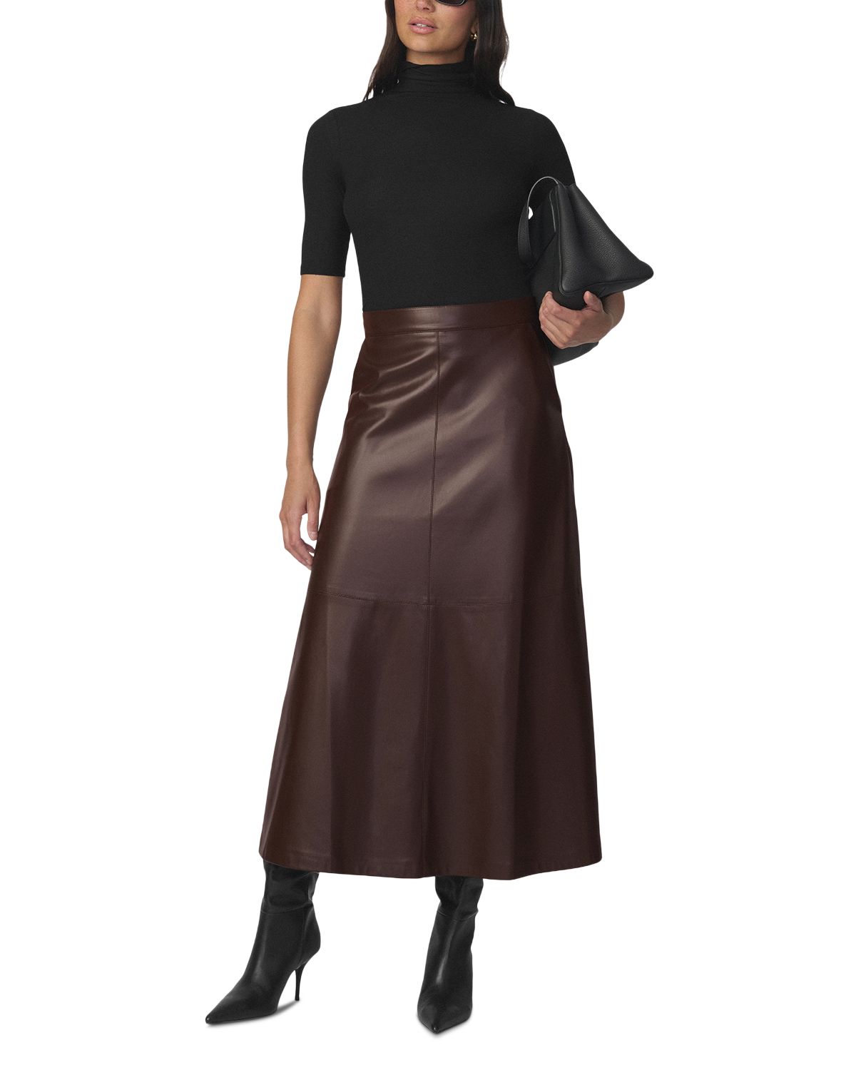 The Tavi Faux Leather Skirt thumbnail 2