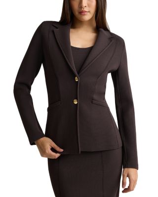 Two Button Knit Blazer