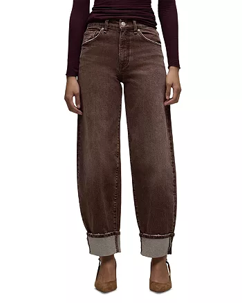 Aria High Rise Soft Curve Jeans in Walnut