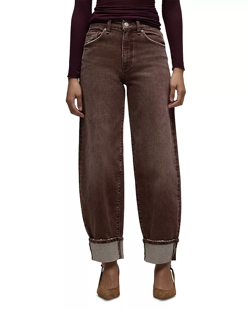 Hudson Aria High Rise Soft Curve Jeans in Walnut