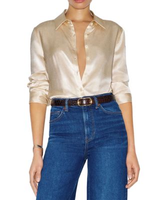Raya Fitted Silk Shirt