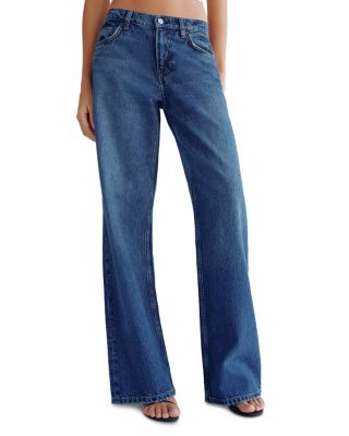 Cary Low Rise Slouchy Wide Jeans in Maggiore