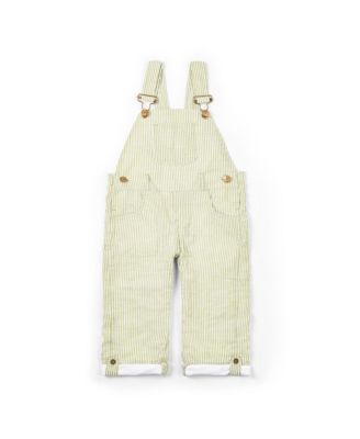 Unisex Seersucker Overalls - Baby, Little Kid, Big Kid