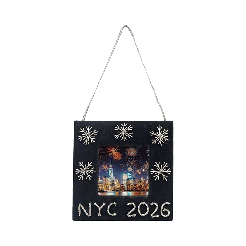 Sudha Pennathur Nyc 2026 Photo Frame Ornament