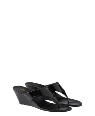  Women's Patent Leather Thong Sandals