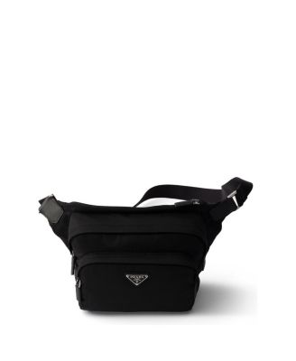  Re-Nylon And Leather Shoulder Bag