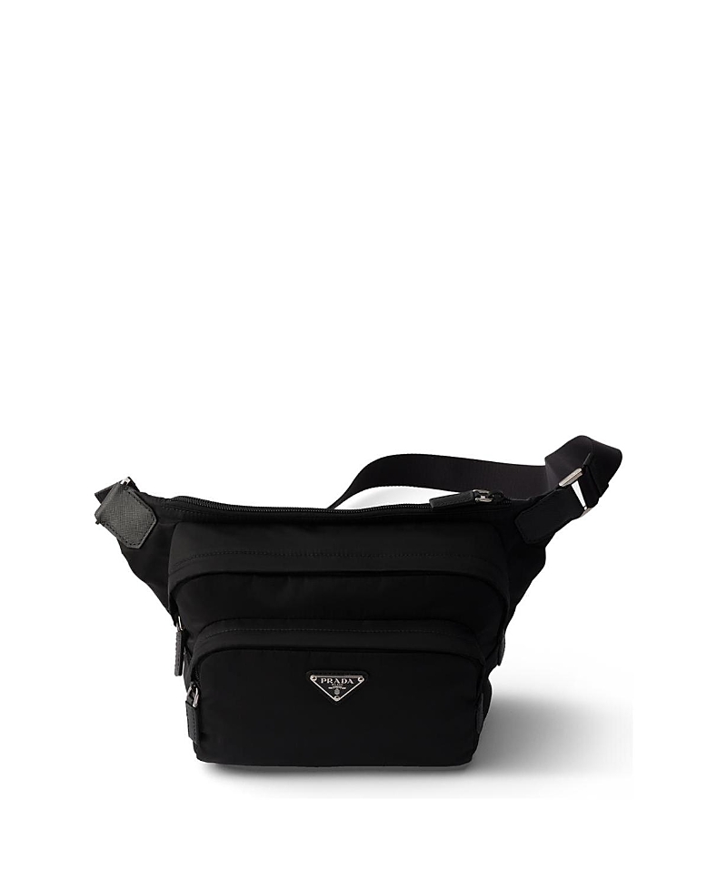 Prada Re-Nylon And Leather Shoulder Bag