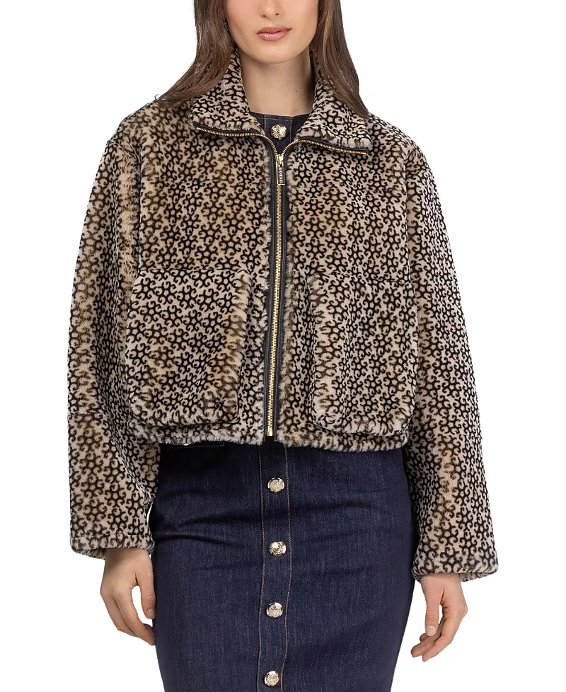 Gorski Select Shearling Lamb Insignia Zip Jacket