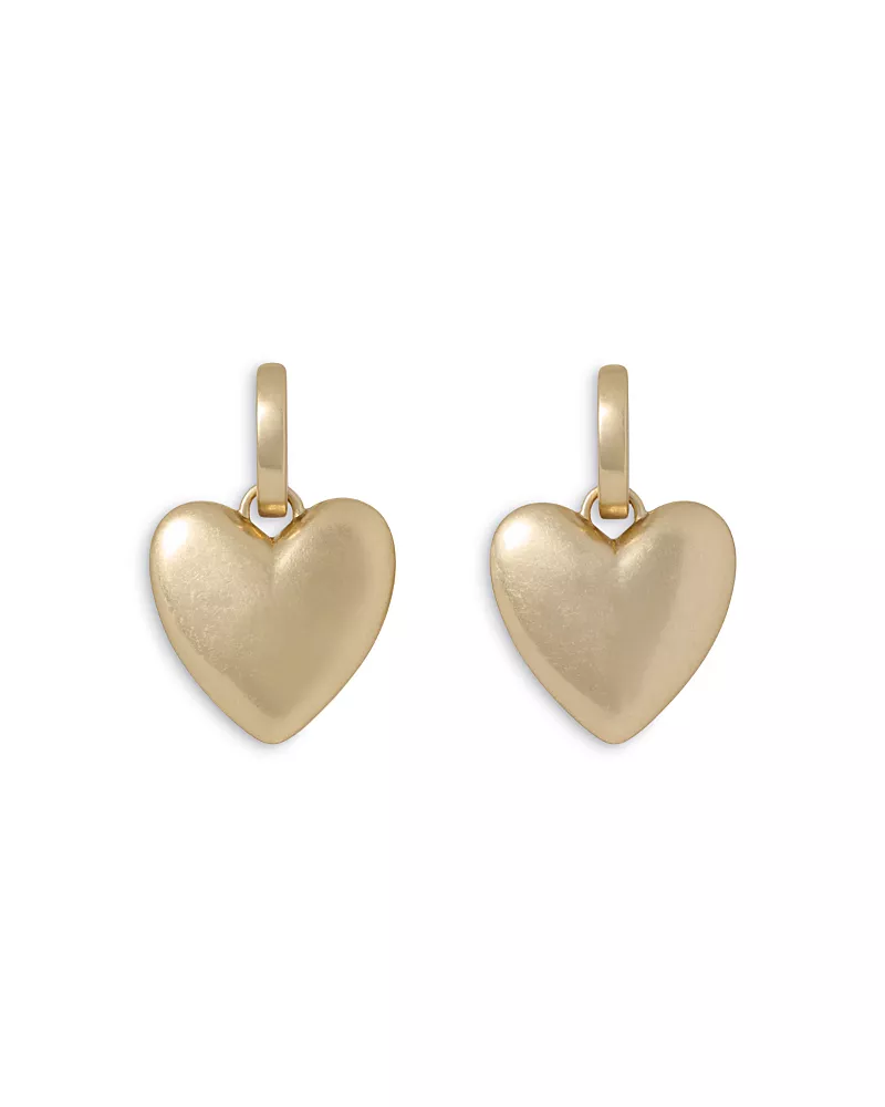 Roxanne Assoulin The Token Small Heart Disc Drop Earrings