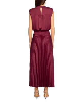 Farah Draped Neck Midi Dress - thumbnail 4
