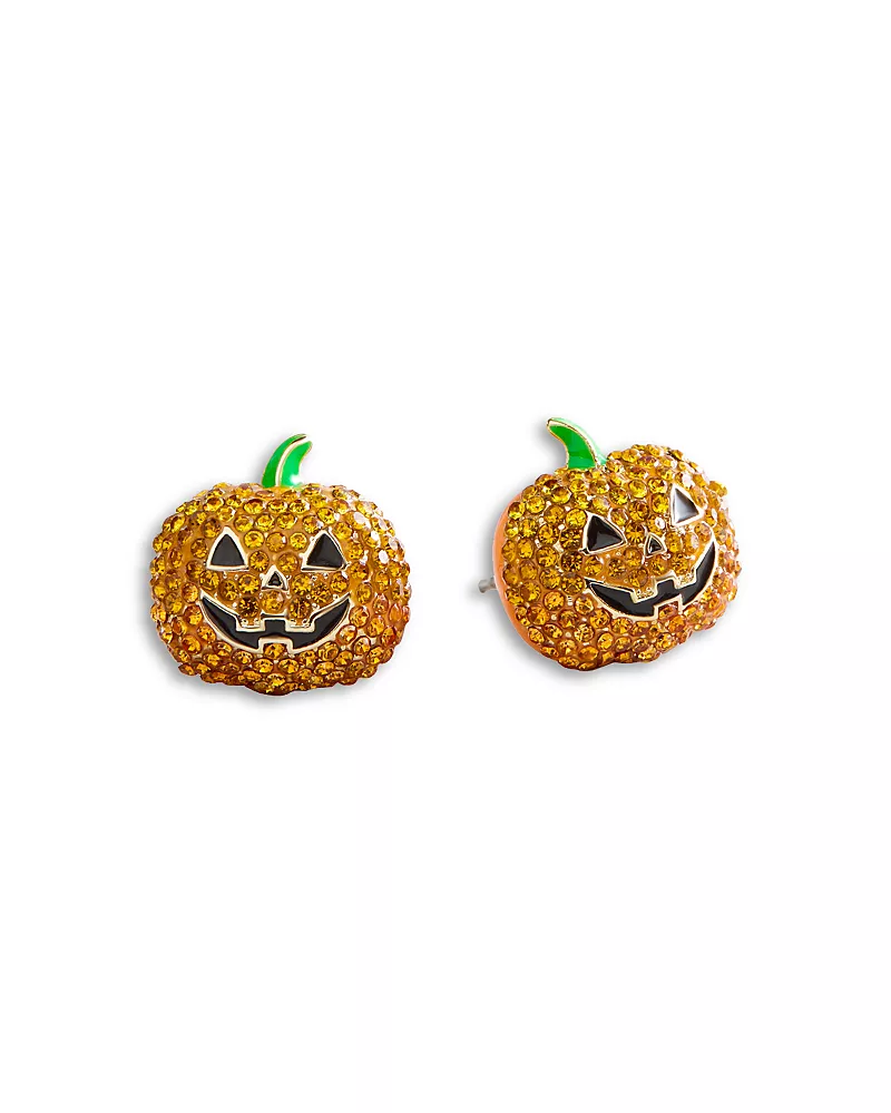 Baublebar Pave Jack O Lantern Stud Earrings