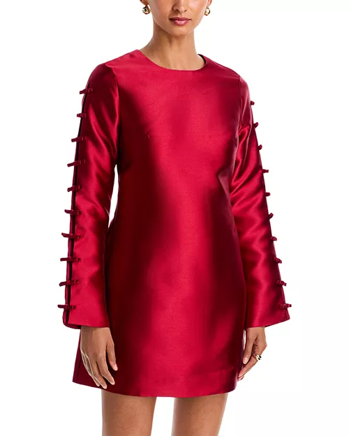 Fiora Bow Sleeve Mini Dress