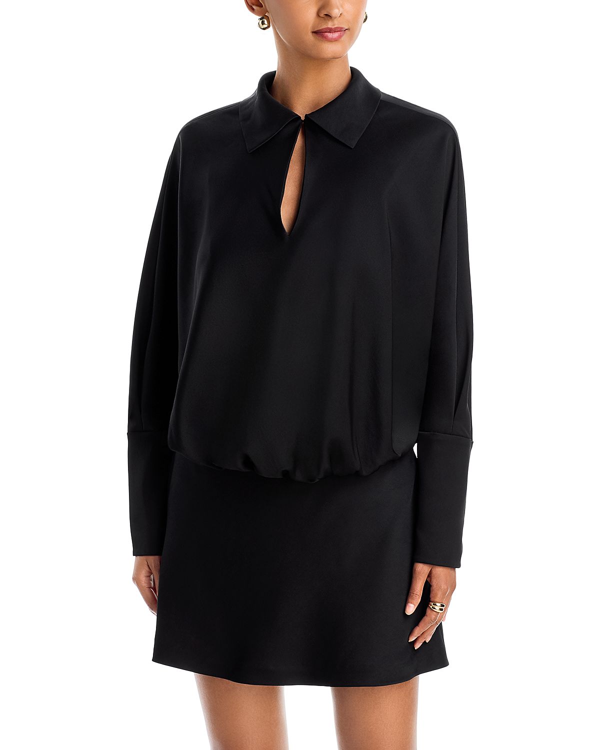 Simkhai Rianna Blouson Mini Dress