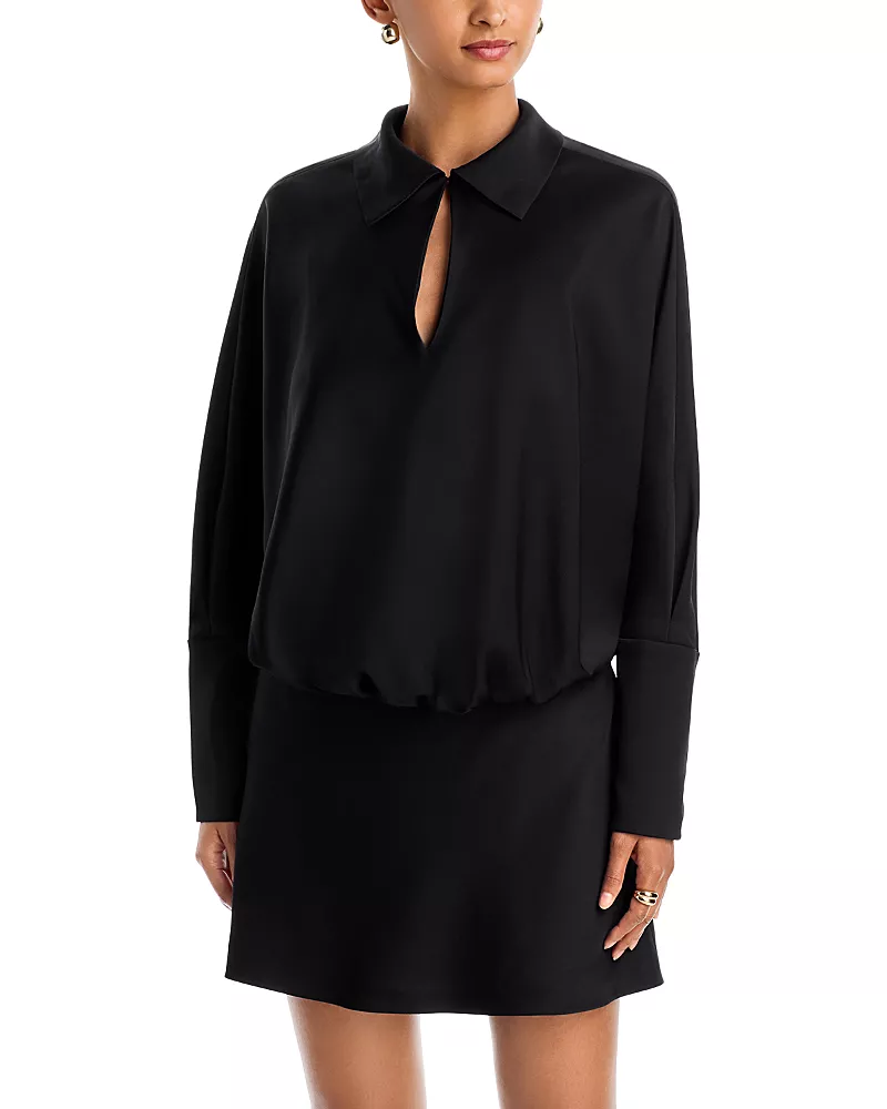 Simkhai Rianna Blouson Mini Dress