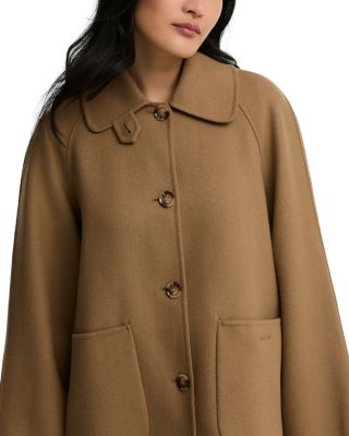 Aggy Wool Blend Cape Coat - thumbnail 5