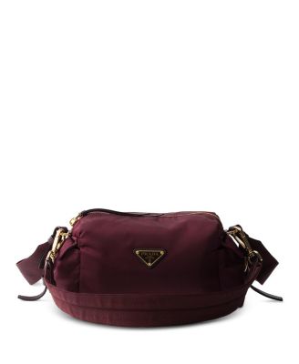  Explore Small Re-Nylon And Leather Shoulder Bag