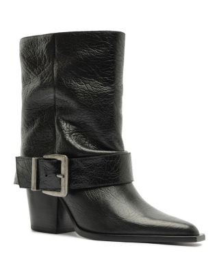 Women's Parker Leather Moto Boots
