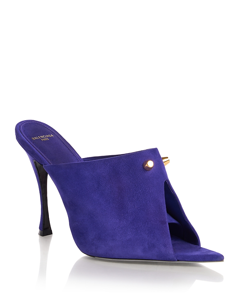 Balenciaga Women's Midnight City Mule Slide Sandals