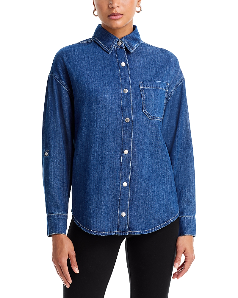 L'Agence Jorah Cotton Relaxed Long Sleeve Shirt