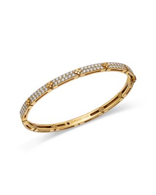 18K Gold Love in Verona Diamond Bangle Bracelet, 1.62 tcw