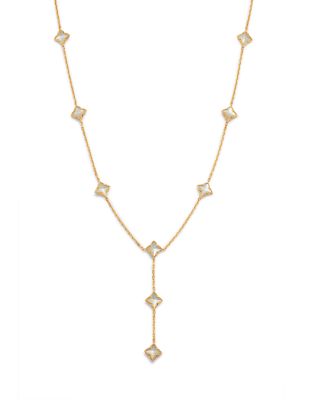 Roberto Coin 18K Yellow Gold Venetian Princess Mother of Pearl Lariat Necklace, 15