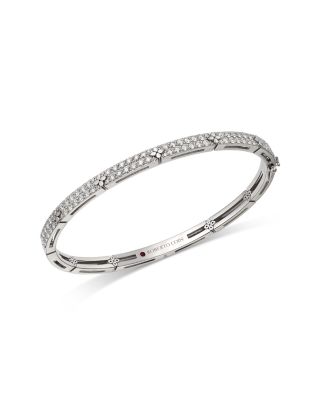 18K Gold Love in Verona Diamond Bangle Bracelet, 1.62 tcw