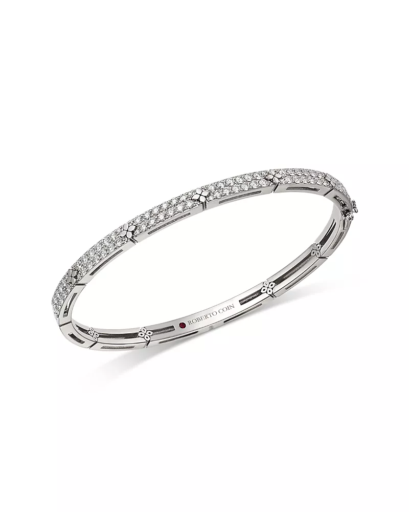 Roberto Coin 18K Gold Love in Verona Diamond Bangle Bracelet, 1.62 tcw