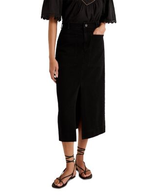 Leighton Cotton Midi Skirt