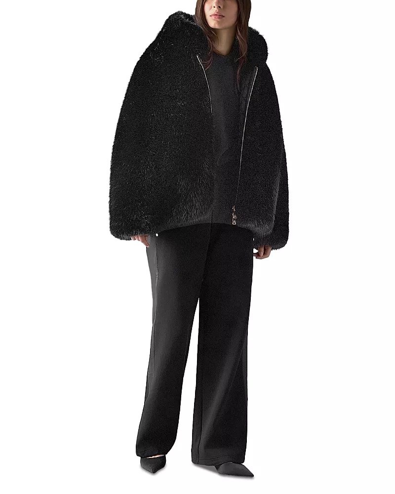 Moose Knuckles Ember Faux Fur Hooded Jacket