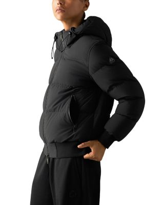 Soho Hooded Down Puffer Bomber Jacket
