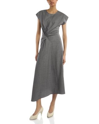 Aria Twisted Midi Dress