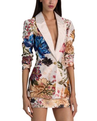 Alice and Olivia Denny Slim One Button Blazer