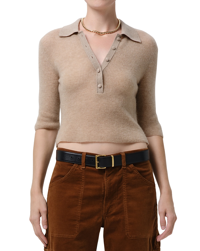 Citizens of Humanity Amelie Wool & Cashmere Polo Sweater