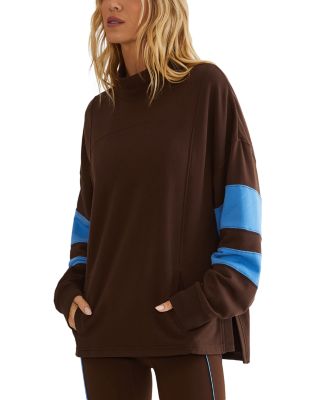 Jaylyn Cotton Mock Neck Sweatshirt - thumbnail 3
