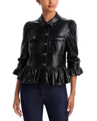 Lite Faux Leather Delanie Jacket