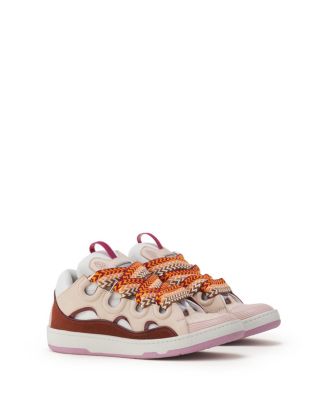 Men's Curb Sneakers in Leather