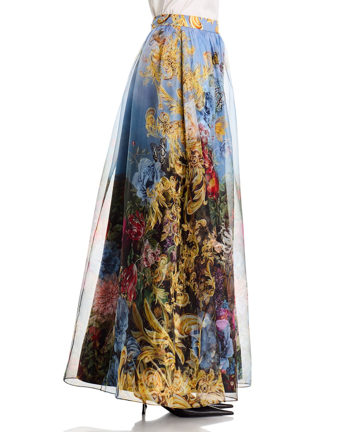 Dixie Silk Ballgown Chiffon Skirt thumbnail 4