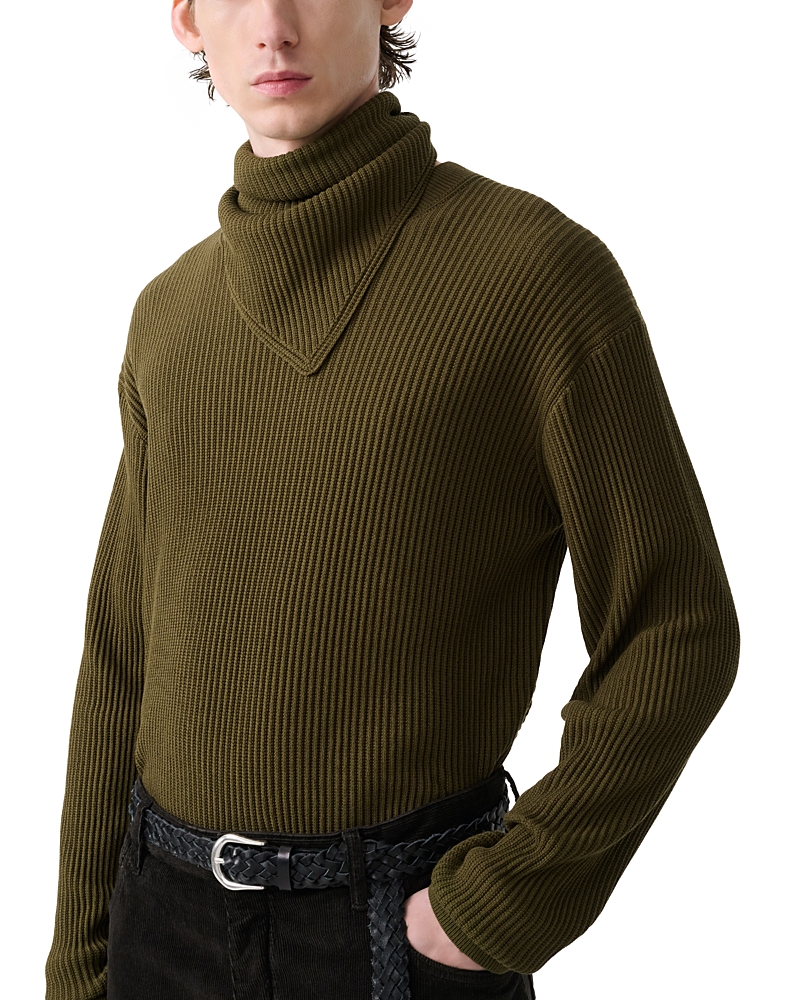 Studio Nicholson Slim Cotton Ribbed Turtleneck Sweater