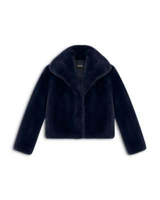 Girls' Tween Romani Cropped Faux Fur Jacket - Big Kid