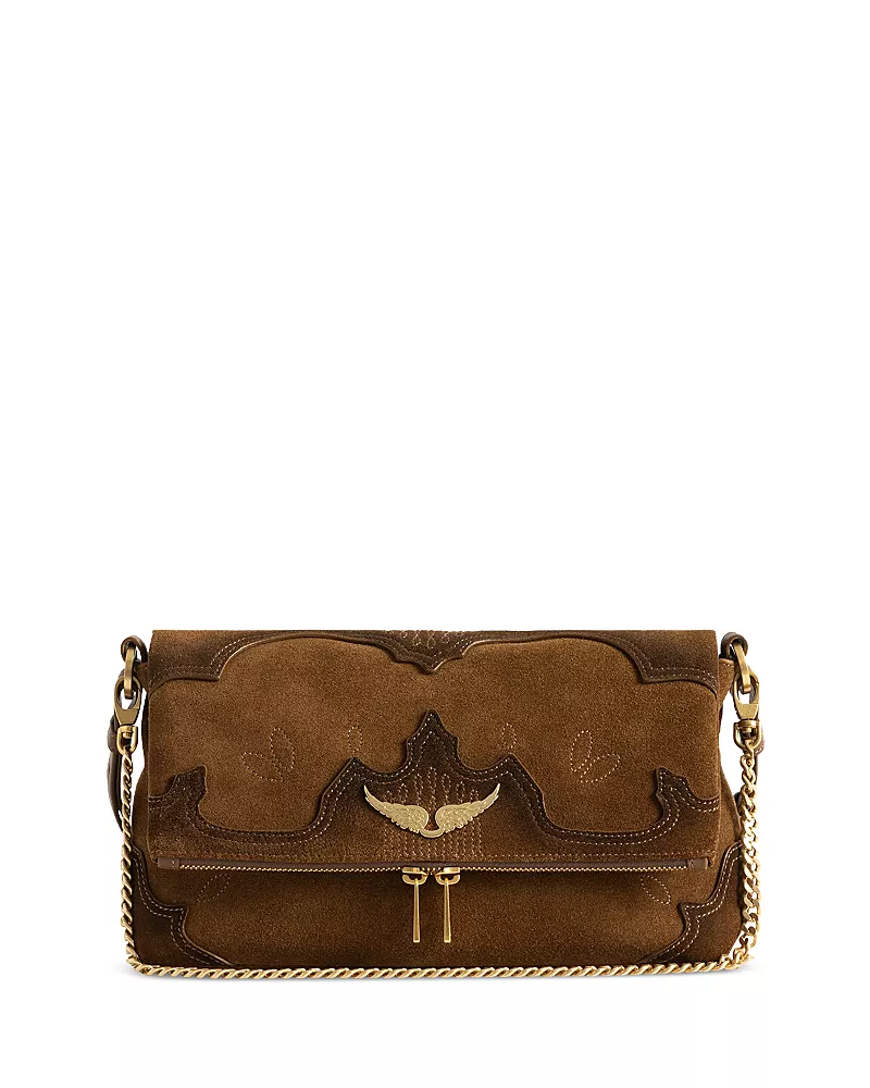 Zadig & Voltaire Rocky Ii Western Suede Shoulder Bag