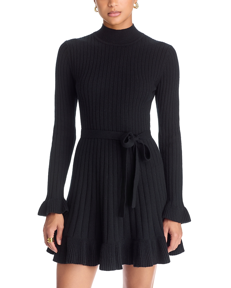 Paige Sandria Ribbed Mini Sweater Dress