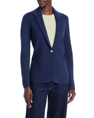 Wool & Cotton Sweater Blazer