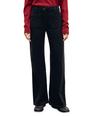 Mael Cotton Stretch Flare Pants