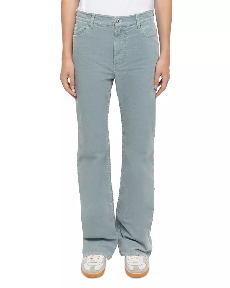 Zadig & Voltaire Evy Mid Rise Corduroy Pants