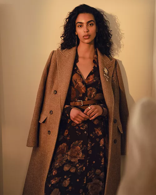Floral Chiffon Shirtdress