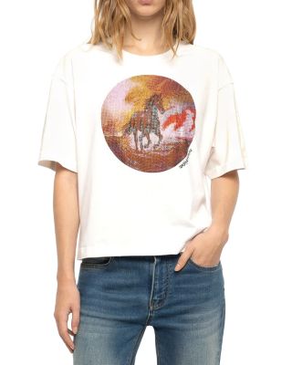 Zadig & Voltaire Taida Cotton Embellished Tee