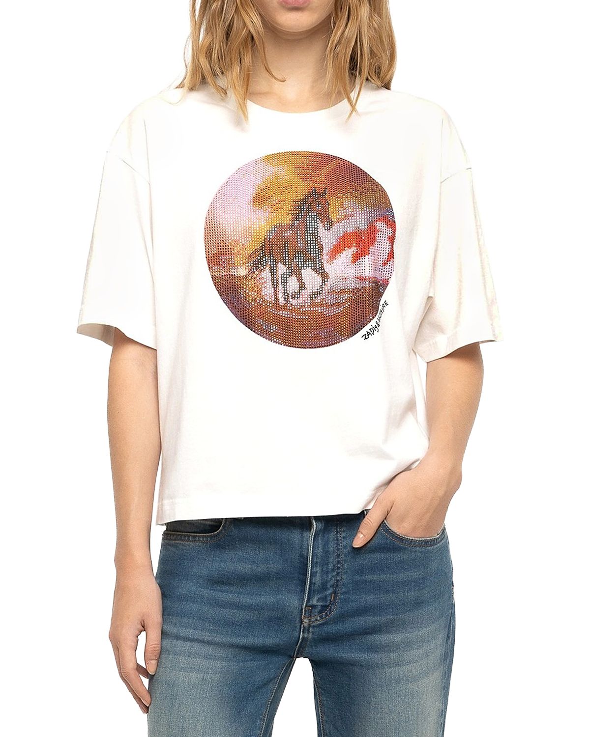 Zadig & Voltaire Taida Cotton Embellished Tee