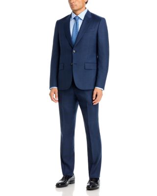 Wool Soho Fit Tonal Plaid Suit